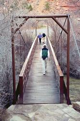 Big bridge at the campground.