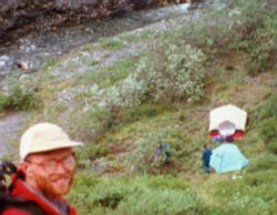 The gravel bar where we camped.